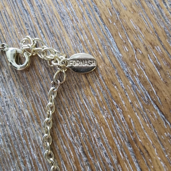 The Murphy Necklace in Gold and Aqua by Fornash - Picture 4 of 6